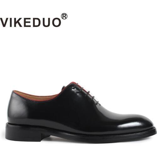 Vikeduo 2020 Handmade Brand Italy Shoes Fashion Blake Wedding Party Office Male Dress Shoe Genuine Leather Mens Oxford Zapato