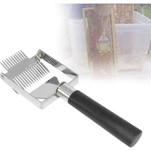 Beekeeping Tools beehive Honey cutter Uncapping Scraper Plastic handle Honeycomb Scraper Equipment Uncapping knife Fork Shovel