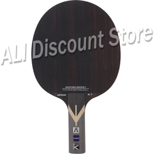 LOKI Arthur K7 Ebony Carbon Table Tennis Blade 7 Ply Professional Ping Pong Paddle Fast Attack Offensive Table Tennis Racket
