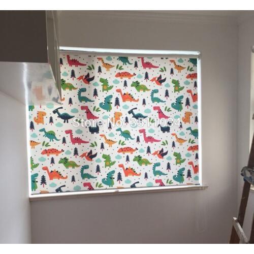 Dinosaur pattern rolling screen roller blind for roller shutters Shutter shade and shading for Childrens room/Bedroom/bathroom