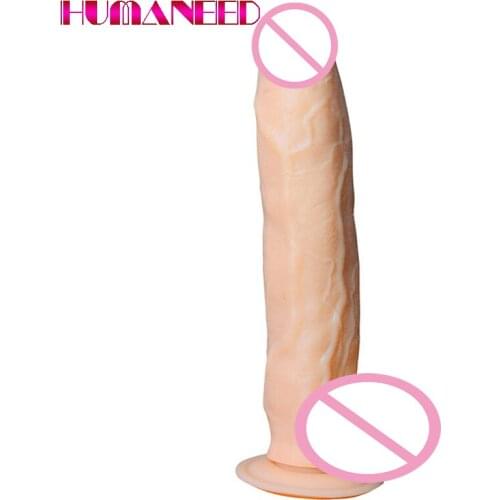 13 Inch Super Large Realistic Silicone Dildo Women Masturbator G-Spot Big Dick for BDSM Bisexual Anal Plug Sex Toys Adult Penis