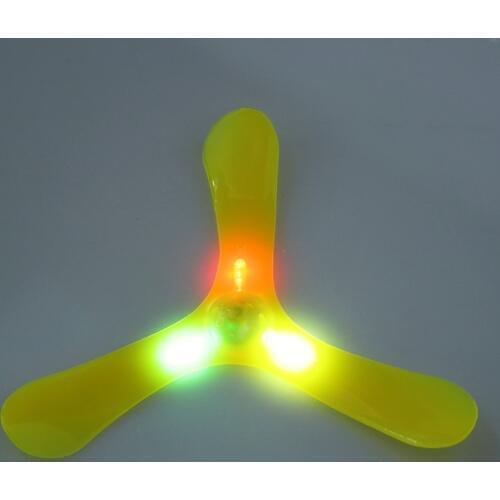 Boomerang Luminous Flying Toys Outdoor Park Saucer Funny Game Children Sports