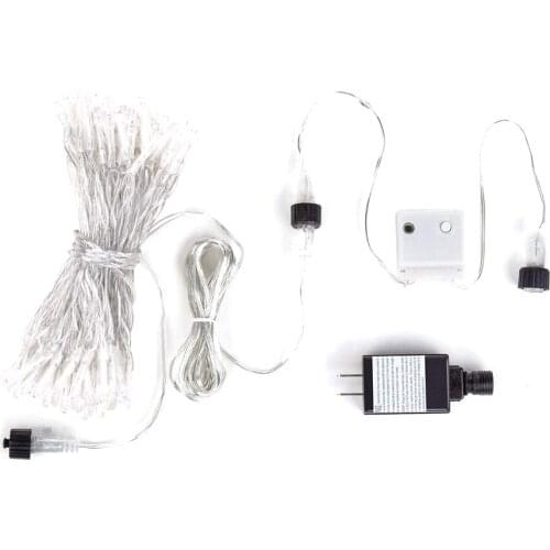 Outdoor String Lights 200 LED 66FT Long Fairy Tree Light With Remote Control Timer Waterproof Christmas US Plug