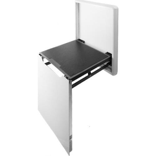 Recessed Folding Footstool Chair for Shoes Changing Doorway Wall Hangers Wall Folding Footstool Folding Shower Bath Chair