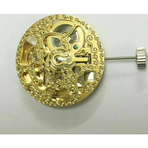 High Quality Automatic Replacement Movement For 2189 FLying Wheel Man Watch Skelenton Spare Parts Accessory White/Gold Optional
