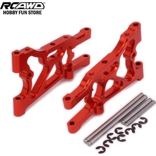 RCAWD Rear Lower Suspension Arm A-Arm For Rc Hobby Car 1/10 HPI WR8 Series Flux WR80005 107900 Machined Alloy Aluminum 6061-T6