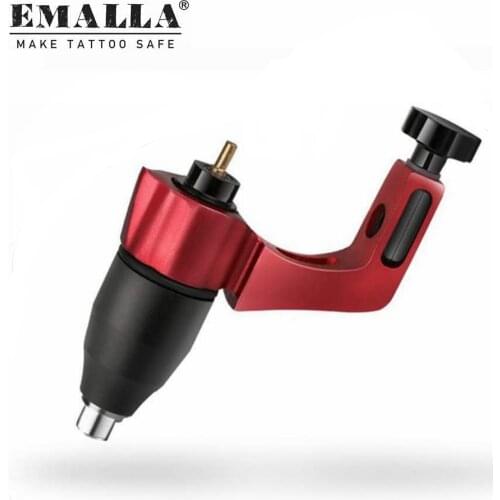 1PCS Professional Rotary Tattoo Gun Red Adjustable Stroke Direct Drive RCA Cord Tattoo Machine Gun Tattoo Supplies Free shipping