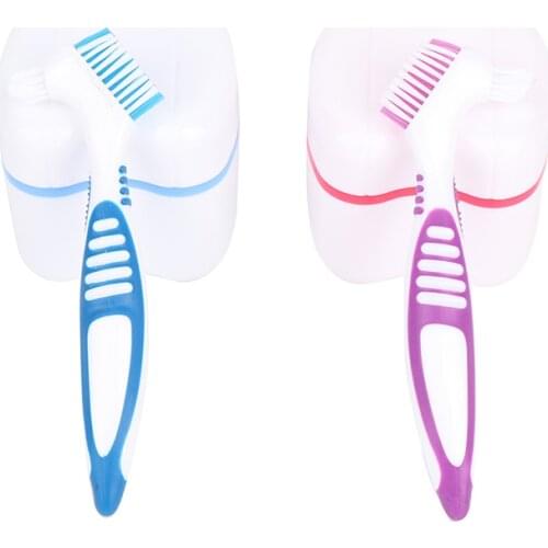 2PCS/Set Dental Retainer Orthodontic Mouth Guard Denture Storage Case Box Teeth Brush Oral Hygiene Supplies Organizer Accessorie