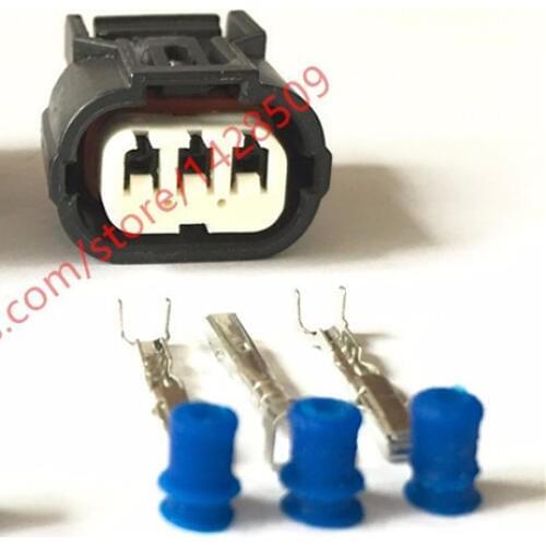 50/100 Sets 3 Pin 6189-0887 Female 1.2mm Auto Waterproof Connector Plug Auto Oxygen Sensor Plug For Sumitomo Truck