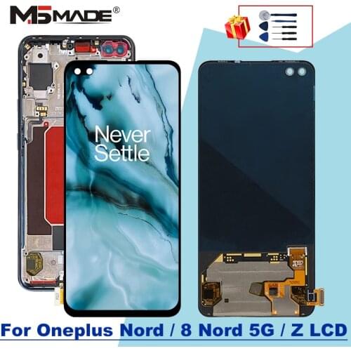 6.44" For Oneplus Nord LCD AC2001 Touch Screen Digitizer Display Replacement Parts For Oneplus 8 Nord 5G Oneplus Z LCD Display