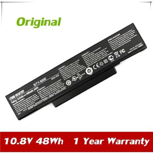 7XINbox 10.8V 4400mAh 48Wh BTY-M66 SQU-528 SQU-529 CBPIL48 Laptop Battery For R610N S410IG W750T W740T W370T T500R HP930 HP650