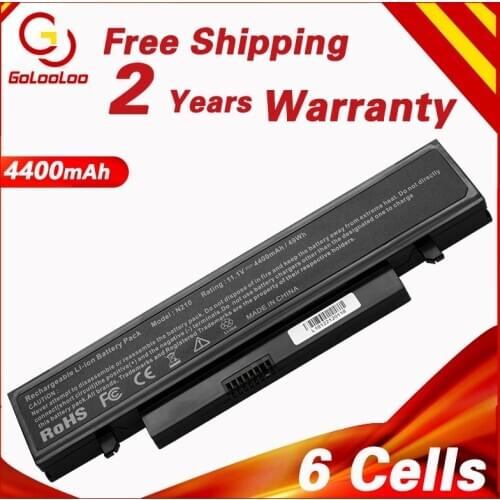 Golooloo 6 cells Laptop battery for SAMSUNG AA-PB1VC6B AA-PL1VC6B/E N210 N220 N230 N220-11 NB30 X420 X520