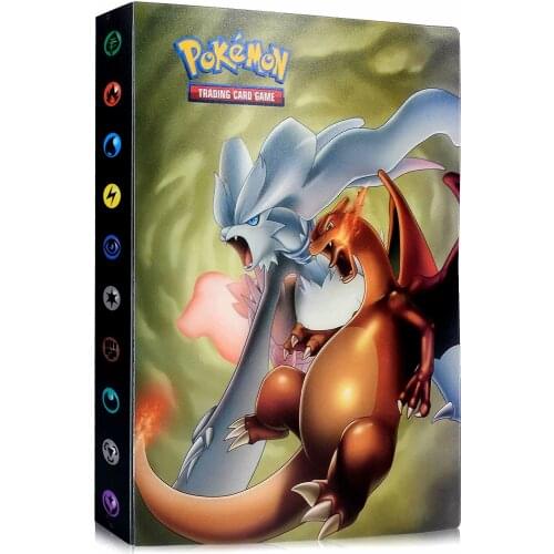 240Pcs Pokemon Cards Album Book Anime Card Collectors Holder PokéMon Game Trade GX EX Cards BOX Binder Folder Children Gift Toys