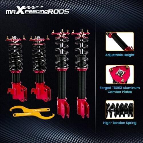 Coilover Shock Absorbers Struts For Subaru Impreza WRX GDA GDB 2002-2007 Adjustable Height