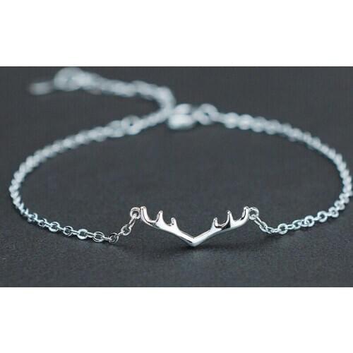 Anklet 925 Silver jewelry Retro Temperament Simple silver Anklet, Suitable for ladies anklet Gift JL011