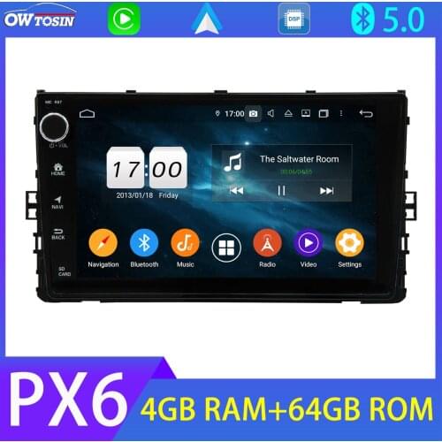 PX6 4+64G Car Multimedia Player Android 10 For VW Polo Lavida Passat Tiguan Bora Golf Magotan Bluetooth 5.0 Tethering Radio DSP