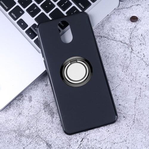 For Alcatel 3L (2019) 5.94" Back Ring Holder Bracket Phone Case Cover Phone TPU Soft Silicone Cases ON Alcatel 3L 5039D