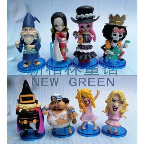 BANDAI One Piece Action Figure Genuine WCF Series 28 Heracles Perona Fat Usopp Ex Cashapou Rare Model Toy