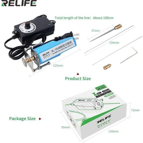 Sunshine RL-056B 2 in 1 Electric Glue Removal Tool Residue OCA Glue Adhesive Remover Cutter Shovel Clean Tool For Phone Repair