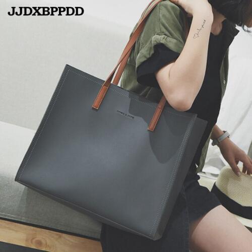 JJDXBPPDD 2019 Female Brand Black Hand Bag Woman Hobos Bags Lady Women Fashion Leather Totes Shop Bag Girl Shoulder Bags