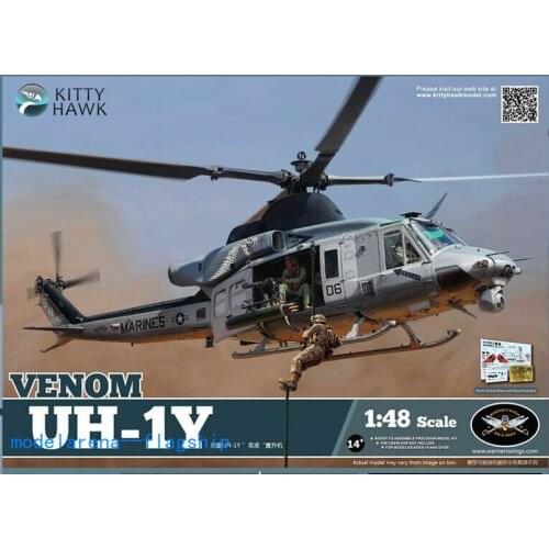 Kitty Hawk KH80124 1/48 UH-1Y Venom Helicopter 11 product ratings