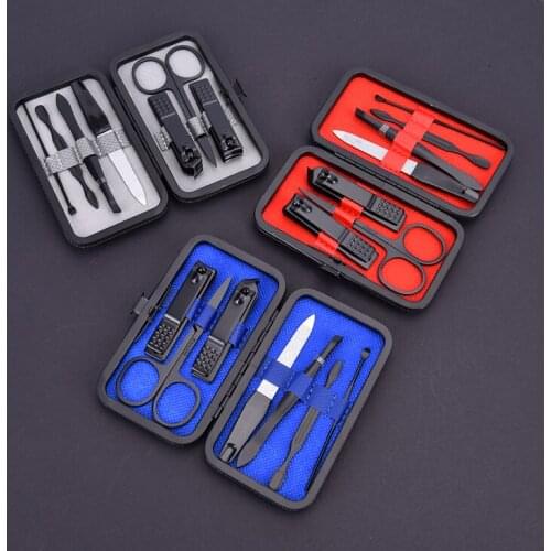 7pcs/set Manicure Nail Clippers Pedicure Set Portable Travel Hygiene Nail Cutter Nail Supplies for Professionals Nails Clipper