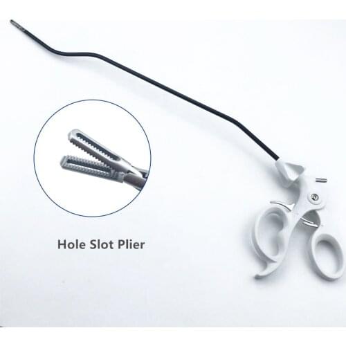 1pcs Laparoscopic Hole Slot Plier Simulation Training Instruments Surgery Practice Instrument demonstration equipment