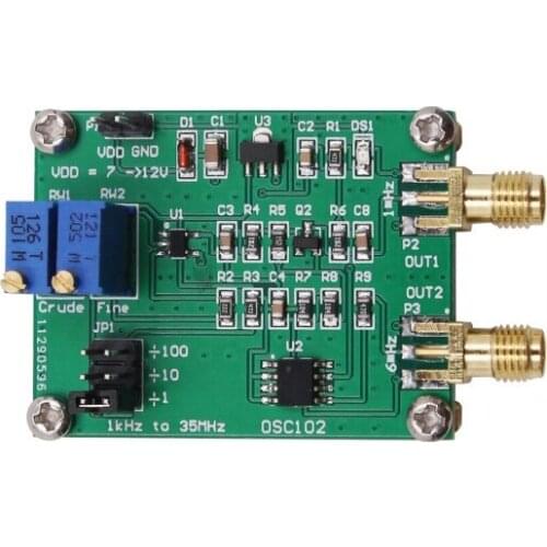 Taidacent 1KHz to 210MHz Adjustable Precision RF Pulse Generator RF Radio Frequency Signal Generator Module
