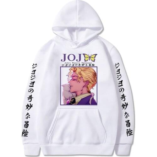 Jojo Bizarre Adventure Priting Kawaii Hoodie Sweatshirt for Woman/man