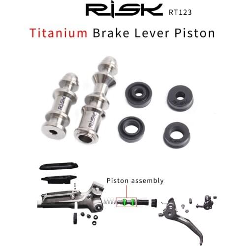 RISK Bicycle Brake Disc Lever Titanium Alloy Piston Repair Part For SRAM AVID Guide R RE RS RSC DB5 Level T TL Series Bike Parts