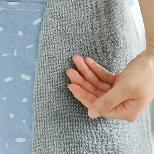 Proof Apron for Kitchen Cooking Baking and Coffee Shop Home Canvas Water-Proof Apron Cotton Linen Cleaning Waist Half-Length Oil