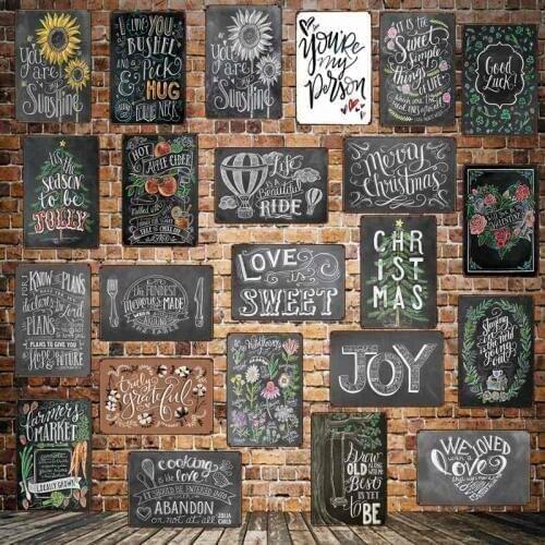[ WellCraft ] YOU ARE MY Sunshine LOVE SWEET Tin Signs QUOTE Wall Plaque Custom IRON Painting Antique bar Pub Decor LT-1705