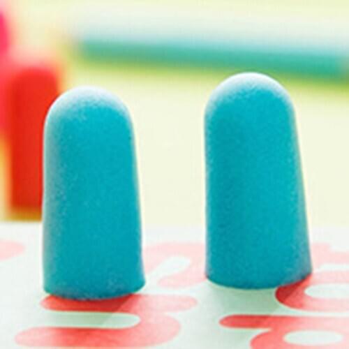 Soft Foam Ear Plugs Tapered Travel Sleep Noise Prevention Earplugs Noise Reduction For Travel Sleeping
