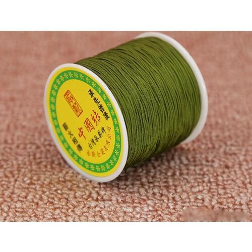 0.8mm Nylon Cord Beads Threaded for DIY Bracelets Jewelry Making 28 color Handmade jewelry accessories beaded nylon braided rope