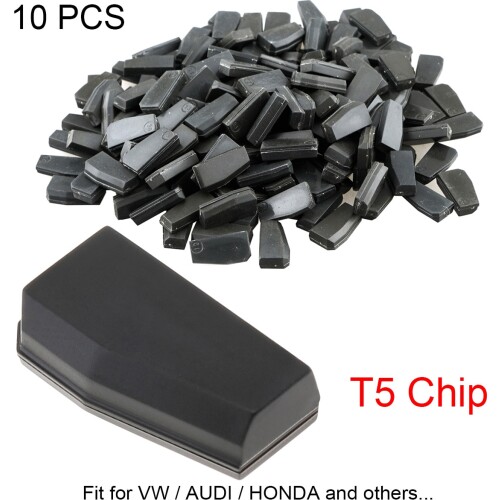 10pcs Car Key Transponder Chips Blank T5 ID20 Carbon Chip Car Key Transponder Chip Fit for VW AUDI HONDA Cars Vehicles