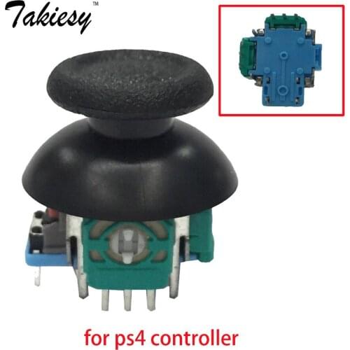 20 set /lot Analog Thumb Grip Stick Cap&+ 3D Joystick Sensor for sony ps4 wireless Controller