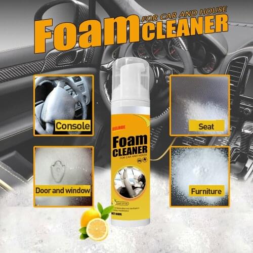 30ml Multi-Purpose Car Interior Foam Cleaner Rust Remover Cleaning Car Seat Interior Cleaner Auto Leather Clean Wash Maintenance