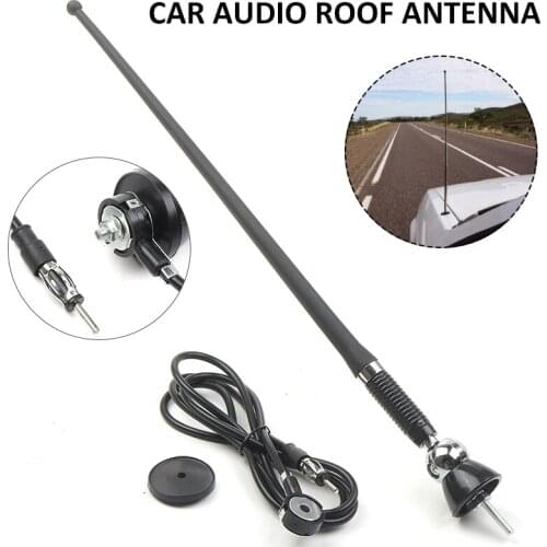 Newest RMA 305 DIN Car Radio AM FM Rod Roof Antenna High Quality Cars Radio Air Signal Amplified Aerials Accessories