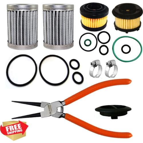 Brc Type LPG CNG GPL Filter Change Maintenance Kit with O'rings Snap Ring Pliers Spring Tool