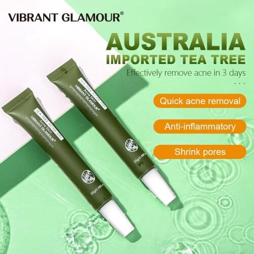 Tea Tree Acne Gel Moisturizing Remove Acne Shrink Pores Anti-inilammatory Anti-wrinkle Anti-aging Skin Care 25g
