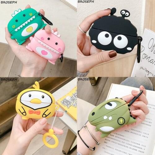 Wireless Bluetooth Earphone Case For Huawei FreeBuds Pro Cute Cartoon Soft Silicone Portable Cover For Huawei Freebuds 4 Cases