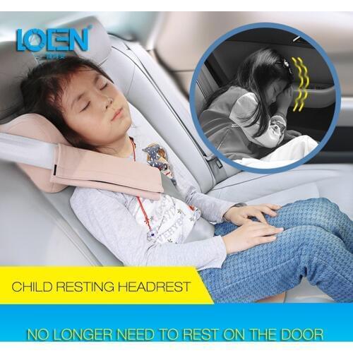 Children Rear Seat Car Headrest Neck Pillow for Kids Auto Support Cover U Shaped Memory Foam Pillow for The Neck Car Accessories