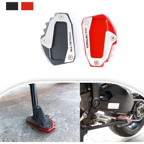For Ducati Multistrada 950 1000 1100 1200 1260 Motorcycle Kickstand Extension Plate Side Stand