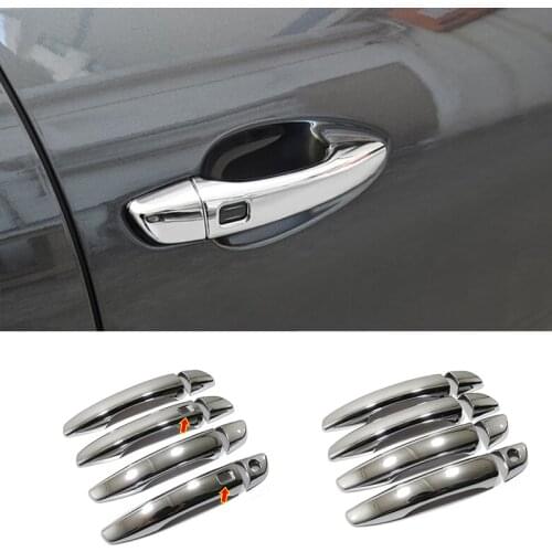 For Peugeot 508 Allure SW GT 2018 2019 Accessories ABS Chrome Car door protector Handle Decoration Cover Trim Car Styling 8pcs