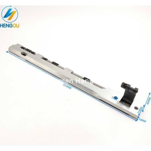 H1201 China post free shipping good quality T-Platen Gripper Bar for windmill machine Length=353mm 10x15