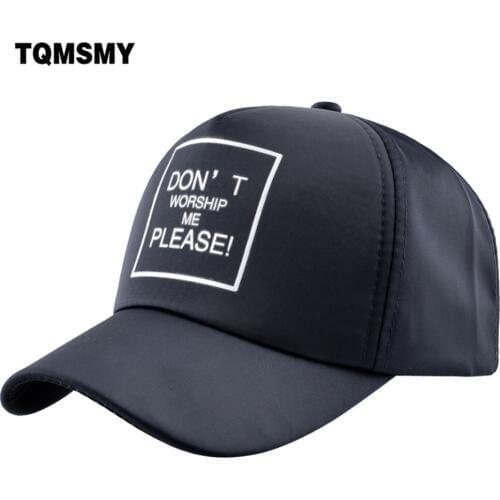 TQMSMY Unisex Summer Printing Cap Men Baseball Cap Women Letter Cap Adjustable Visor Solid Color Womens Sun Hats Cap TMA13