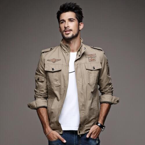 Bomber Cotton Jackets Men 2020 Casaco Masculino Men Spring Jacket Male Coats Veste Homme Printemps Plus Size 6XL FYY557