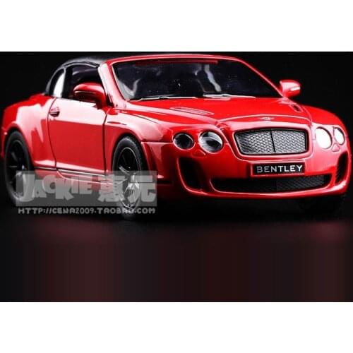Pull Back Vehicles Simulation Exquisite Diecasts & Toy Vehicles KiNSMART Continental Supersports Convertibl 1:38 Alloy Model Car