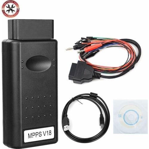 MPPS V18 Breakout Tricore Cable MPPS V18.12.3.8 ECU Chip Tuning better than V16 OBD Breakout ECU Bench Pinout Cable