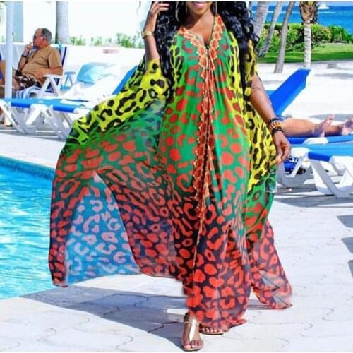 Latest African Dresses For Women Vetement Femme 2021 High Quality Party Luxury Traditional Ethnic Chiffon Nigerian Clothes